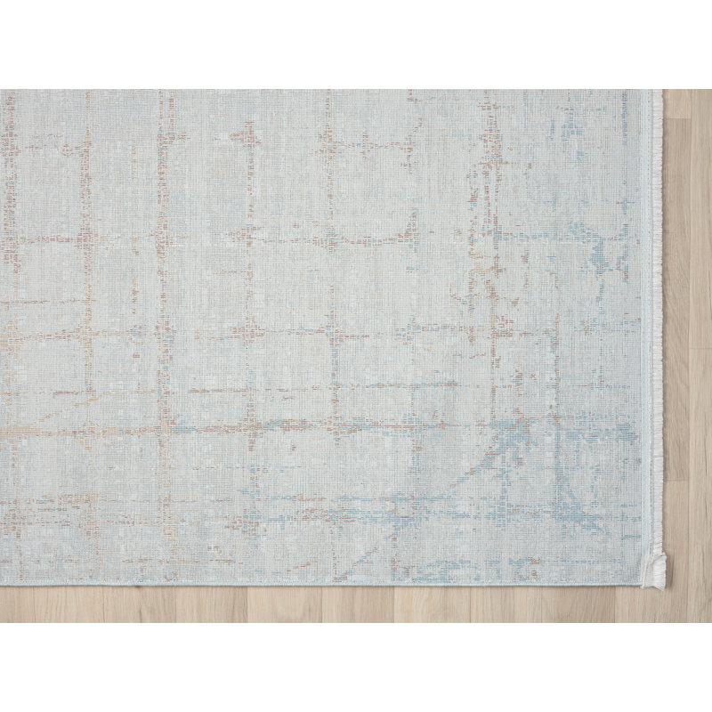 Arian light grey Rug, Rectangular 200 x 290cm