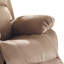 Fauteuil inclinable brun avec accoudoirs coussinés