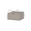 Destyni 50cm W Laminate Bedside Table