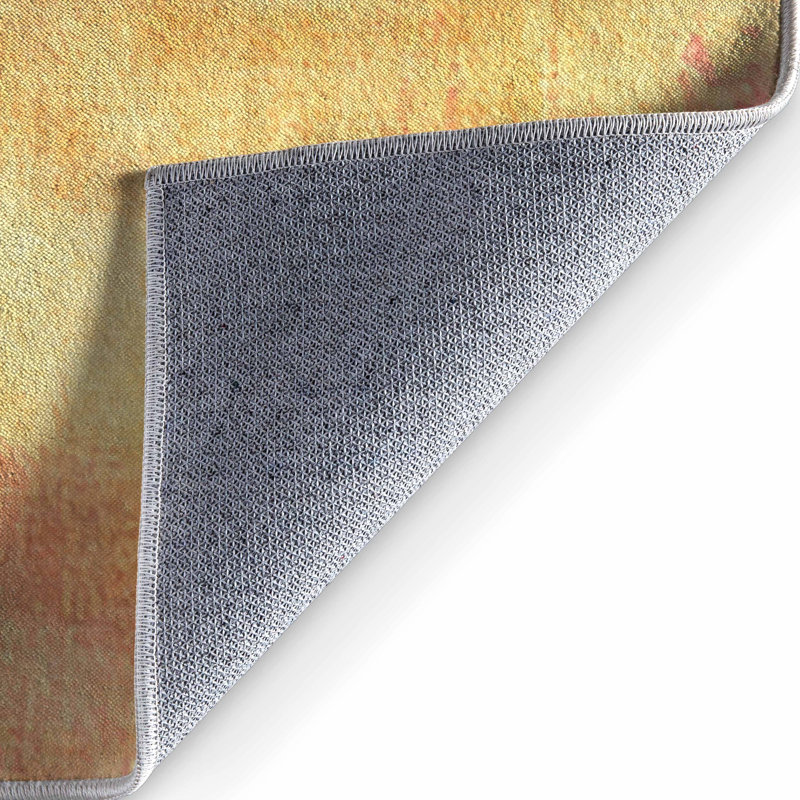 Apollo Abstract Ondes Multi Bold Modern Area Rug, Rectangle 3'3" x 5'