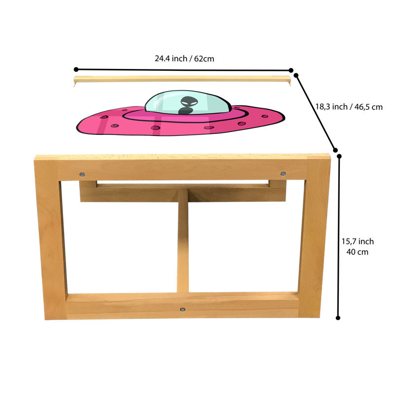 Jainah Sled Coffee Table, 62cm H x 46cm W x 40cm D
