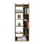 Bibliothèque Magnolia, bureau, Macadamia / noir