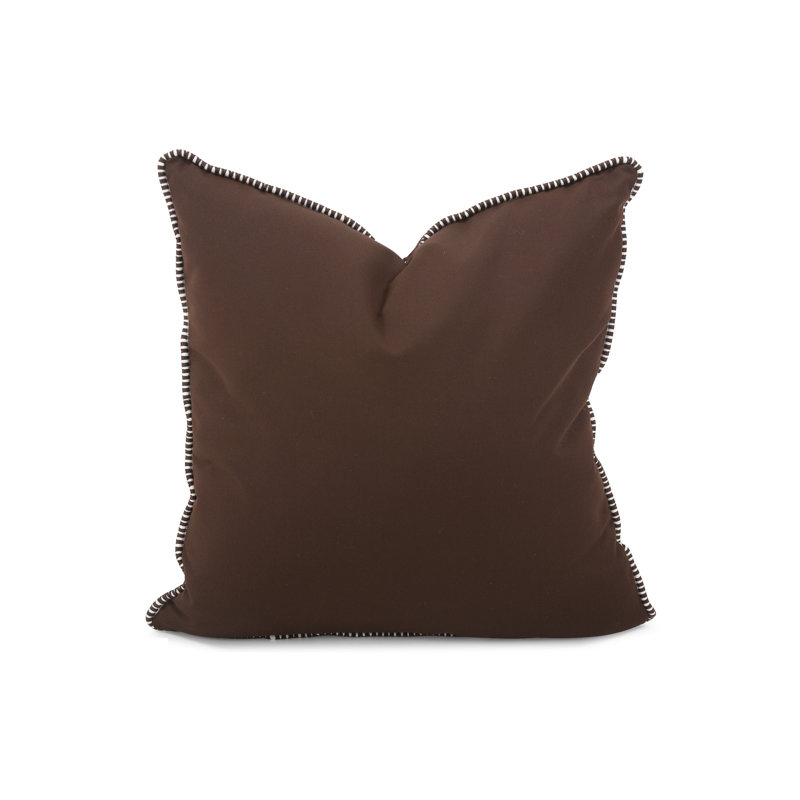 Delijah Square Indoor/Outdoor Pillow Cover & Insert, 20" x 20", Seascape Moss