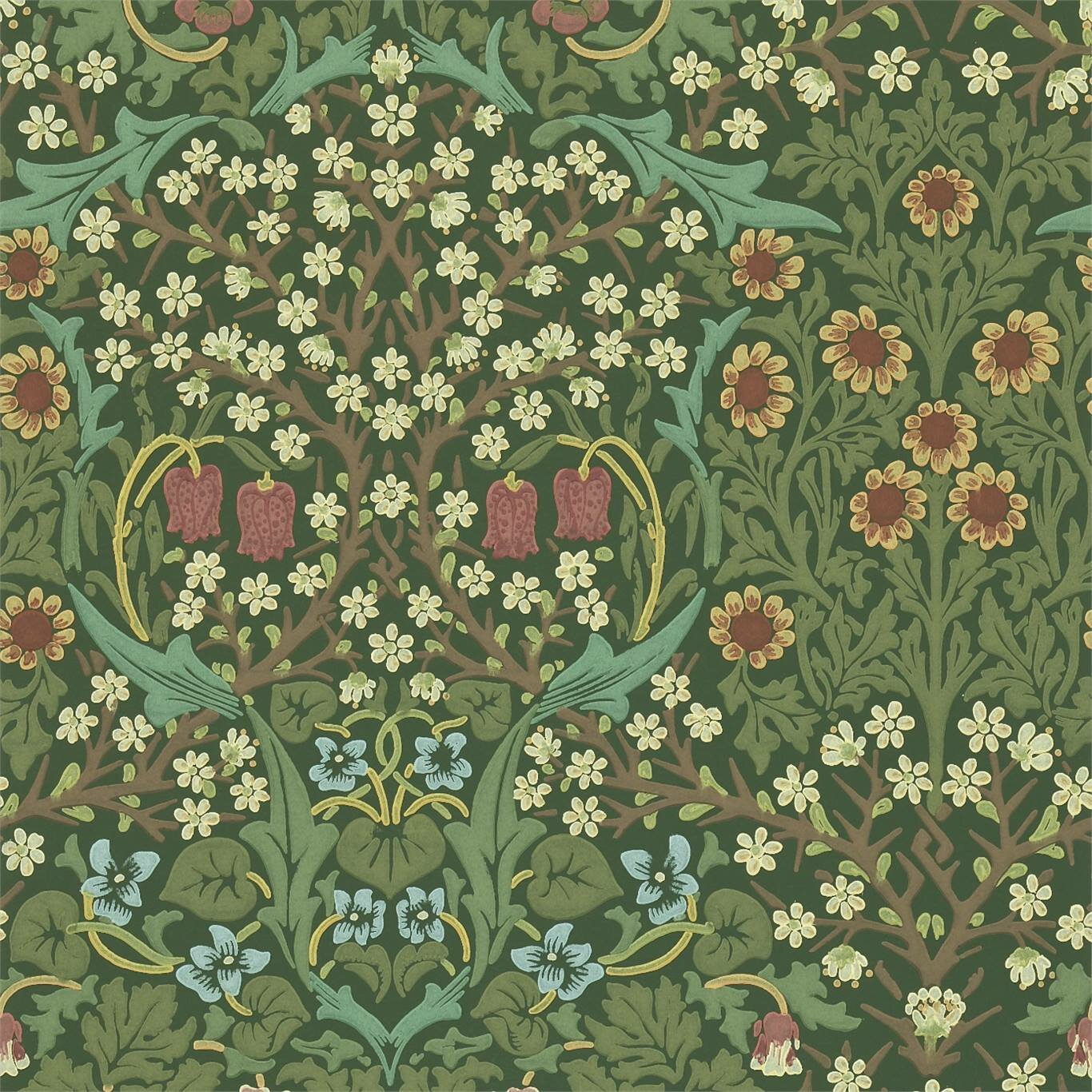 Morris & Co. Blackthorn Wallpaper