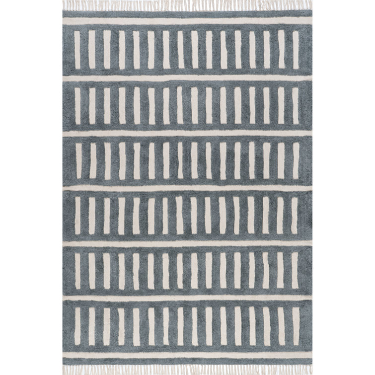 Merrick Tasseled Wool Area Rug