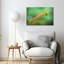 Vibrant Insect On Grass Vibrant Contemporary Nature Plant Wall Art Print 1 Piece Wrapped Canvas Wall Art-1522396977