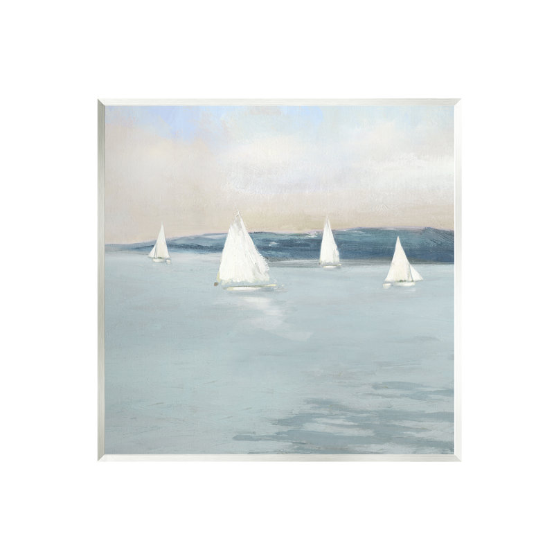 Peinture Au-395-Giclée, paysage marin par Sally Swatland, L 12 po x H 12 po x P 0,5 po, Mdf