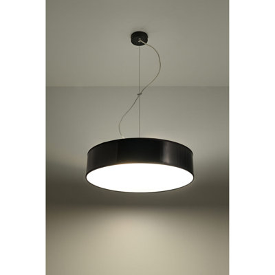 Brescia 3 - Light White Drum Pendant