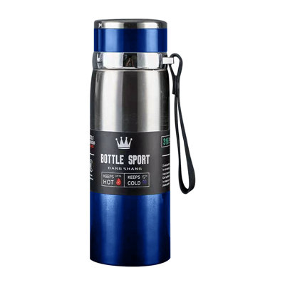 vacuum cup Winter Portable Rope Insulation Cup Stainless Steel Outdoor Vehicle Mounted Large Capacity Insulation Cup 800mL
