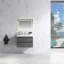 Ensemble de meuble-lavabo mural 30 po avec lavabo Aimur-1452032940