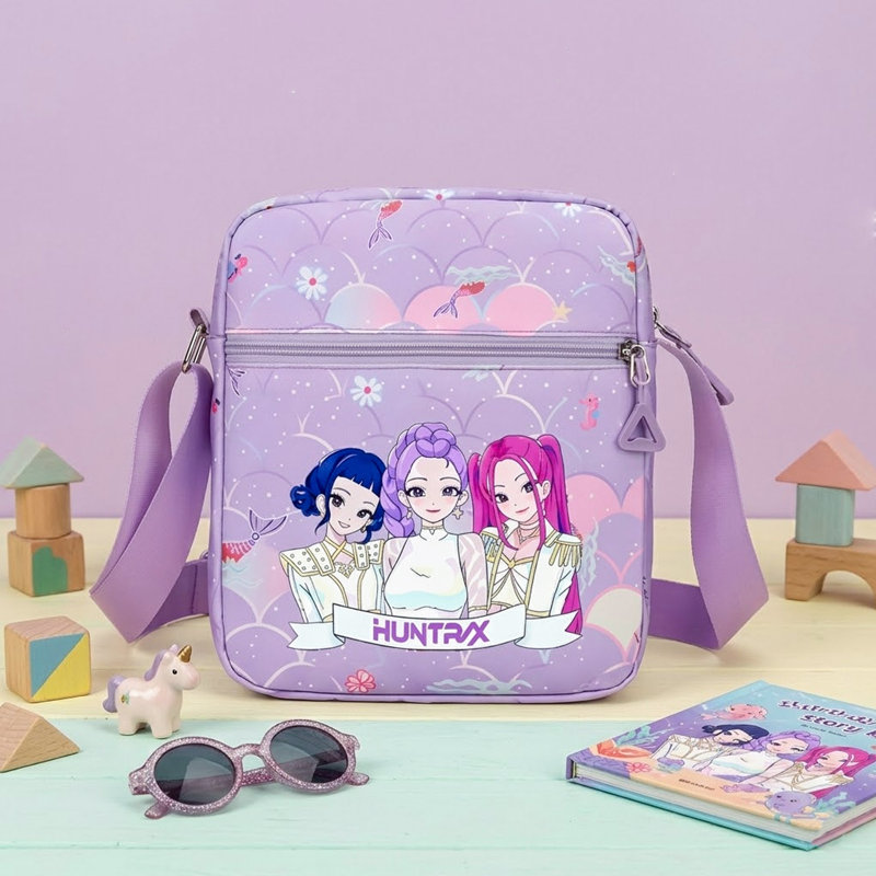  Sac à bandoulière Kpop Demon Hunters pour filles, 7,8 x 7,8 po x 2,3 po Kpop