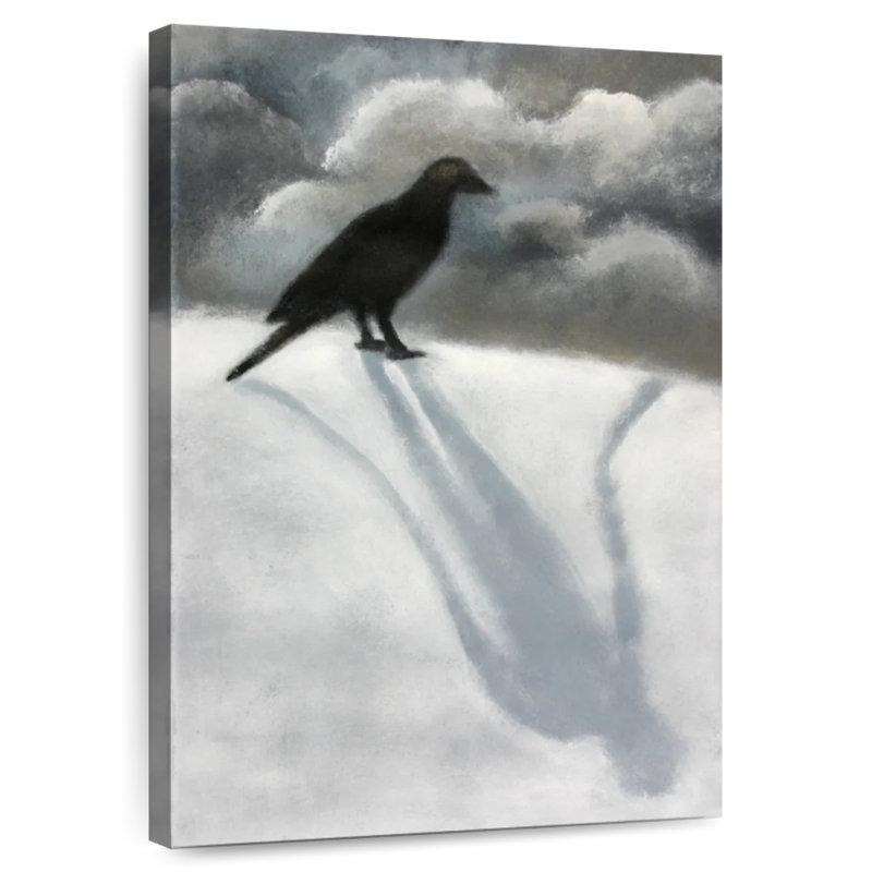 Brampt Black Bird, 51" H x 34" W