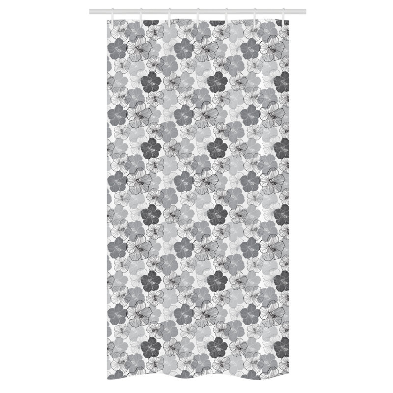 %100 Polyester Semi Sheer Curtain Single Panel, 36" W x 72" L