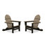 Chaise Adirondack pliante en plastique Leighton-235603787