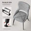 49cm H Upholstered Metal Accent-637650209