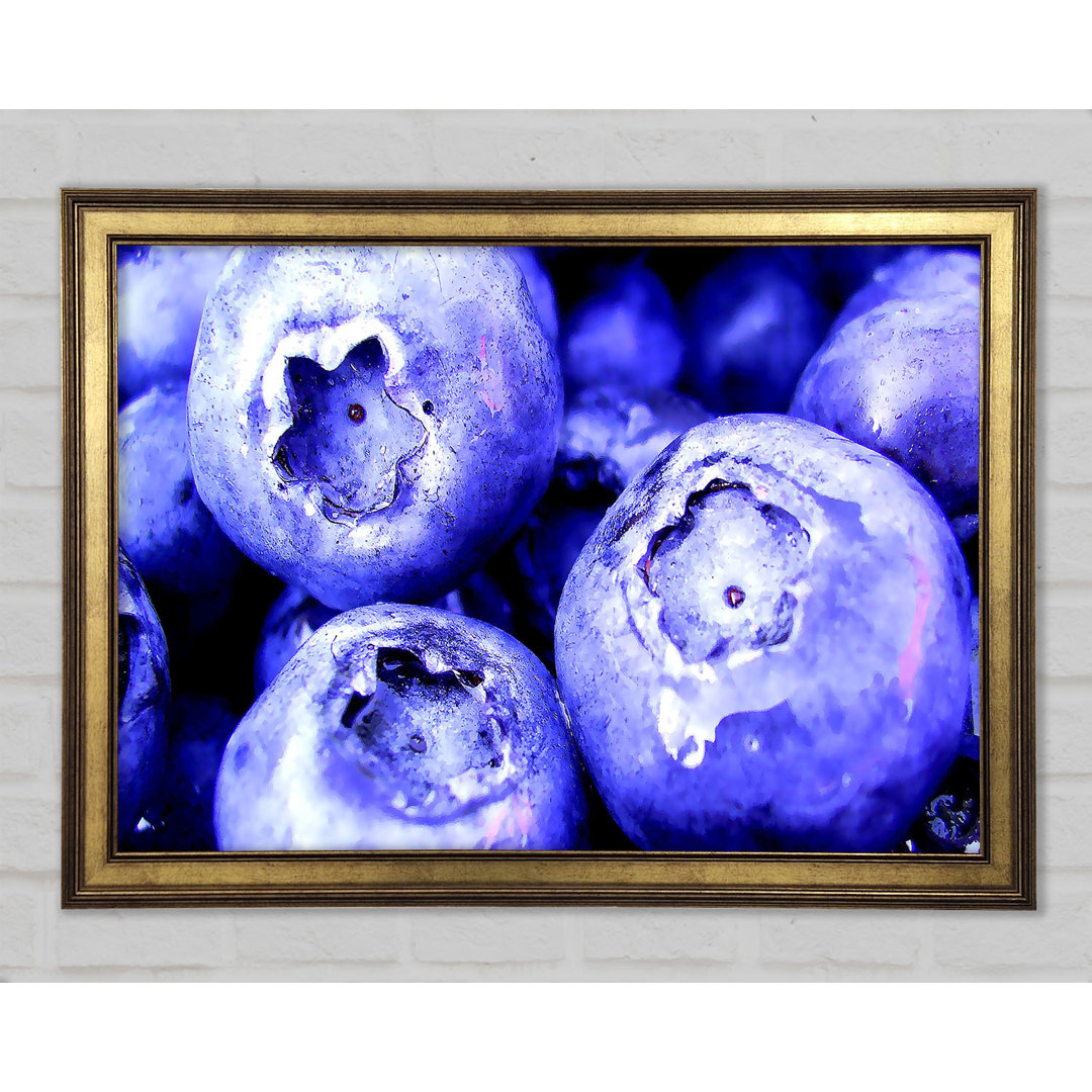 Blueberry - Einzelner Bilderrahmen Kunstdrucke