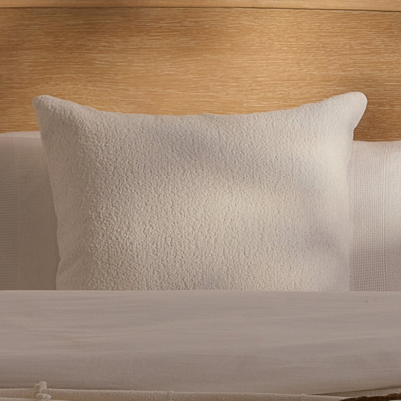 Square Cushion Cover, Chalk White