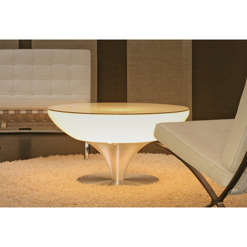 Pedestal Coffee Table, 105 cm H x 84 cm W x 84 cm D