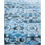 Tapis unique noué à la main bleu clair 8 pi 3 po x 9 pi 10 po Leonard