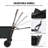 Folding Dog Wagon With Extendable Rear
