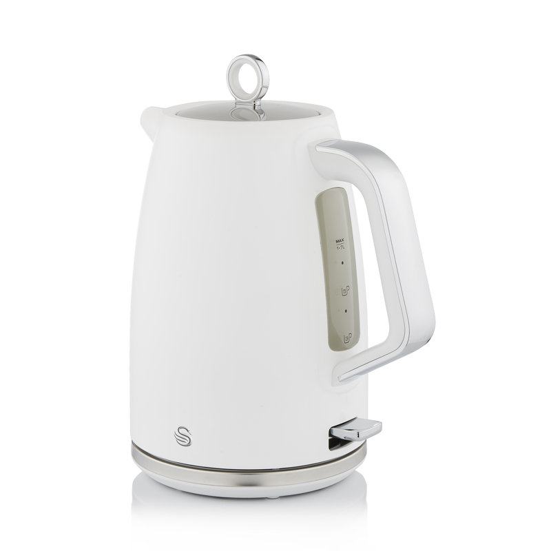 Swan Serenity 1.7 Litre Kettle with Quick Boiling, 360-Degree Base, Boil Dry Protection, Water Level Indicator, Non-Slip Feet, 3000W
