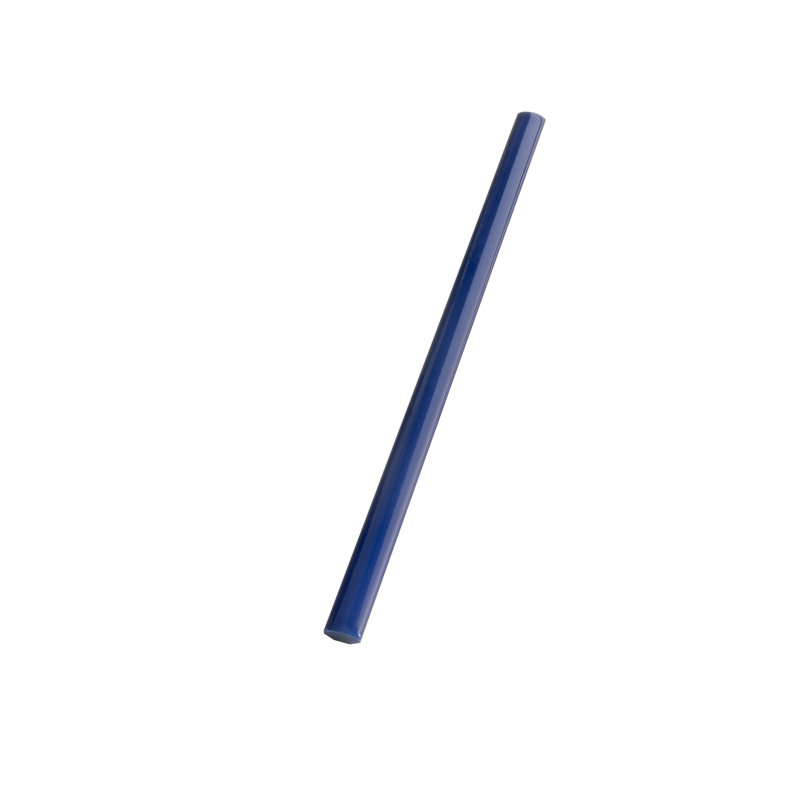 Terralis 0,6 x 12 po Carreau de mur et de plancher en porcelaine brillante bleu royal brillant (paquet de 0,5 pi2 / caisse) - paquet de 10