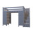 Gannon Kids Twin Loft Bed with Drawers-61275812
