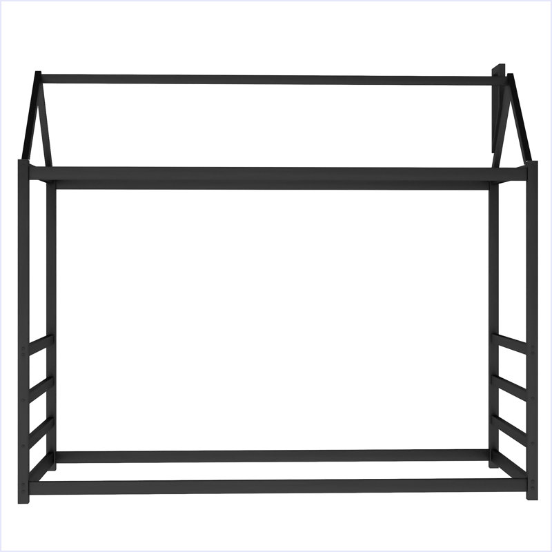 Lit plateforme avec toit House House, Noir, noir, noir, noir