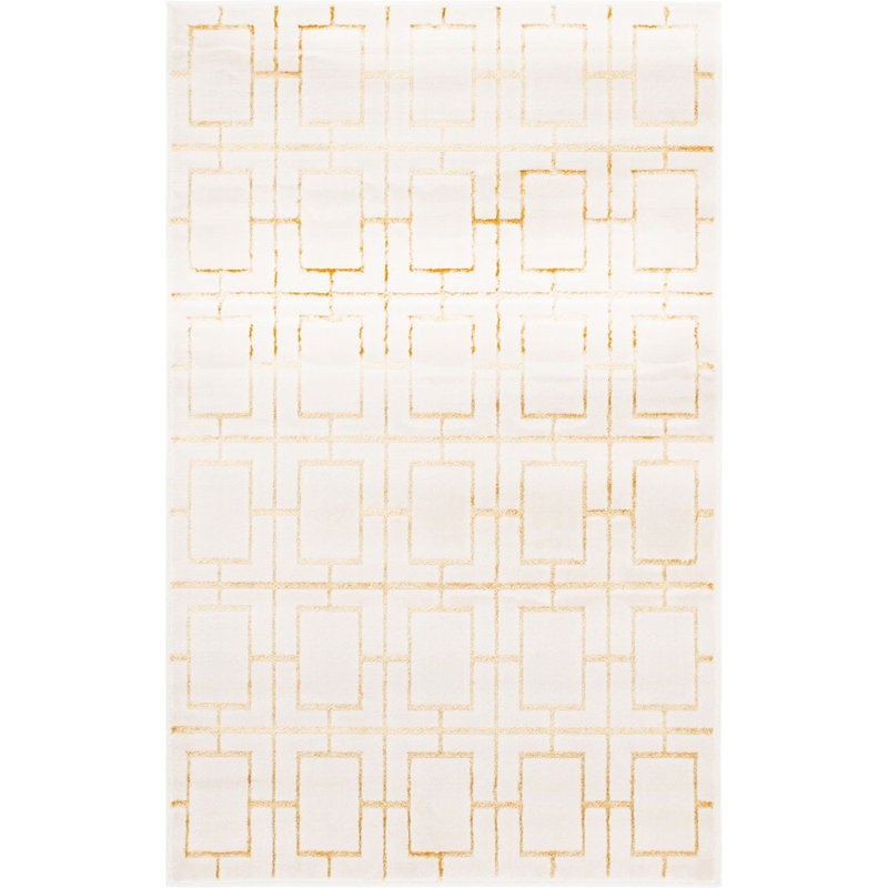 Corando Abstract Indoor Rug, Rectangle 2' x 3'