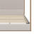 Modern Luxury Metal Canopy Bed With Tall Upholstered Headboard And Four Poster-311734358-320122016