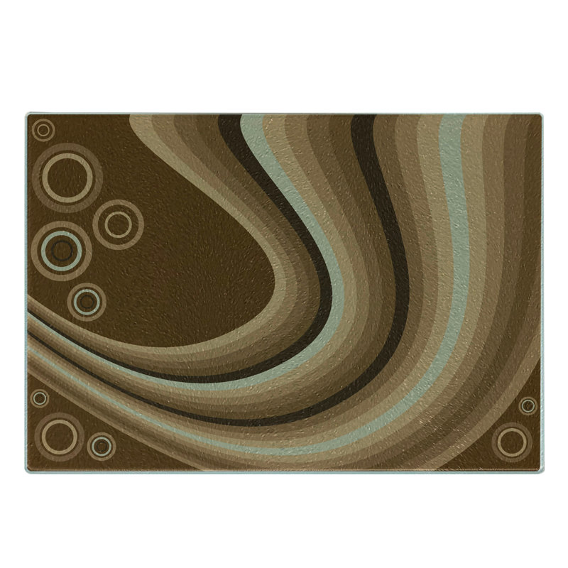 Planche à découper en verre trempé Ambesonne