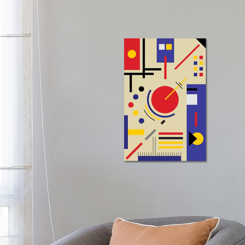 Bauhaus Astronomy by The Usual Designers - Wrapped Canvas Print, 66.04 cm H x 45.72 cm W x 3.175 cm D