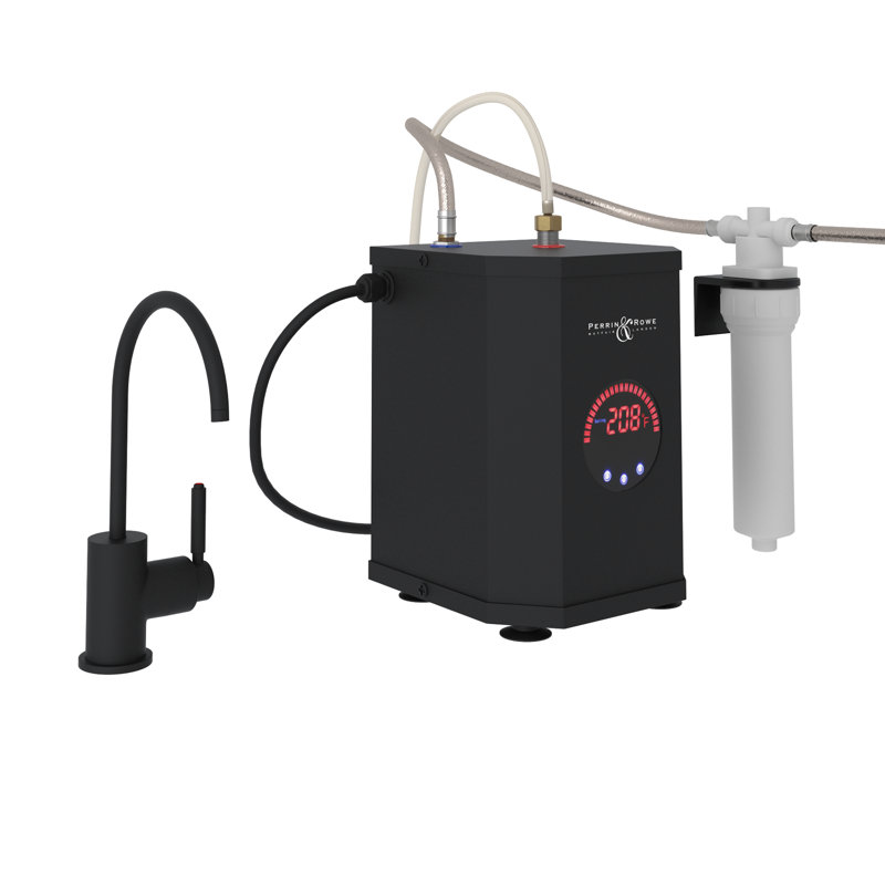 Lux™ Hot Water Dispenser, Tank and Filter Kit, Matte Black
