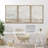 Minimal Landscape Muted Neutral Abstract Landscape Modern Organic Minimalist Framed Canvas 3 Pieces Print Wall Art-91875087-91875088