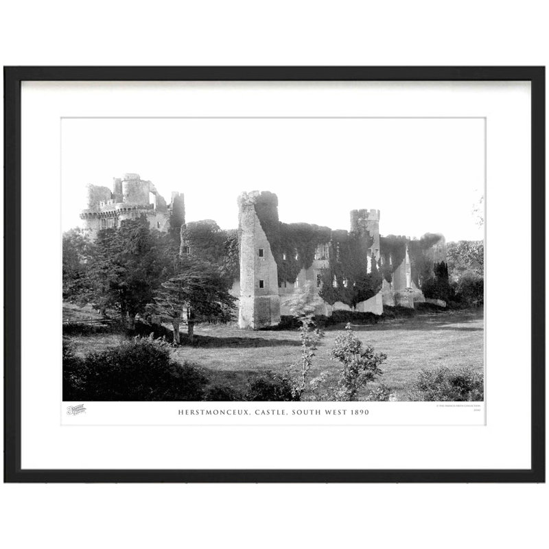 Herstmonceux, Castle, South West 1890 by Francis Frith - Single Picture Frame Print, 45cm H x 60cm W x 2.3cm D