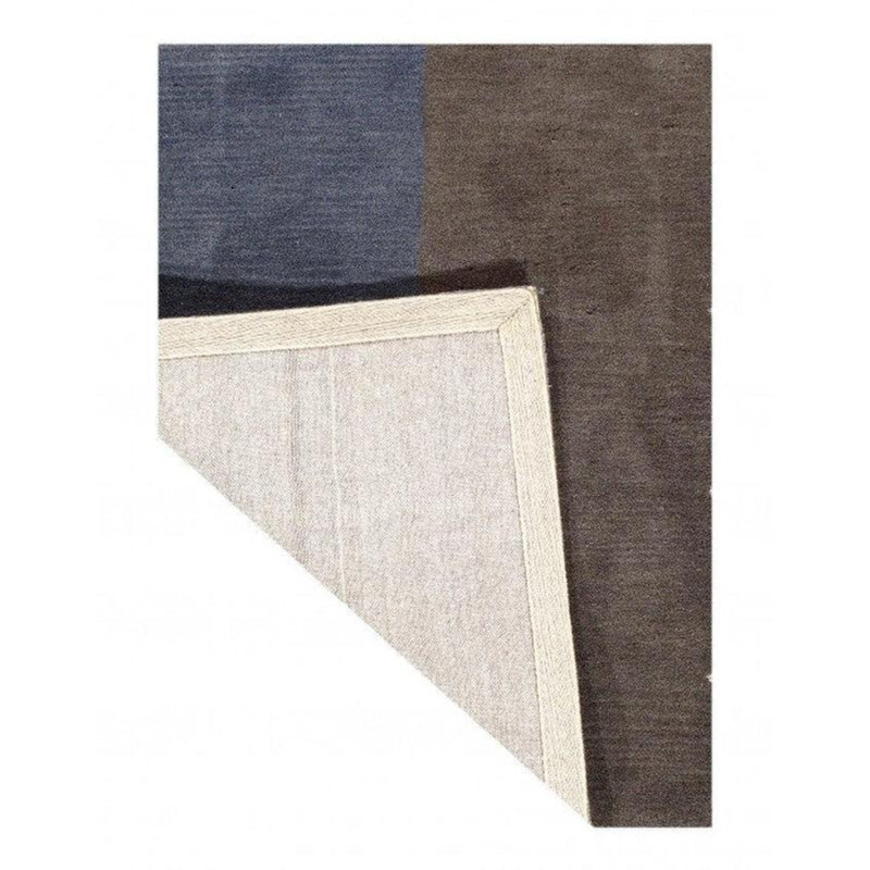 Tapis brun / mauve en coton / laine Terrail