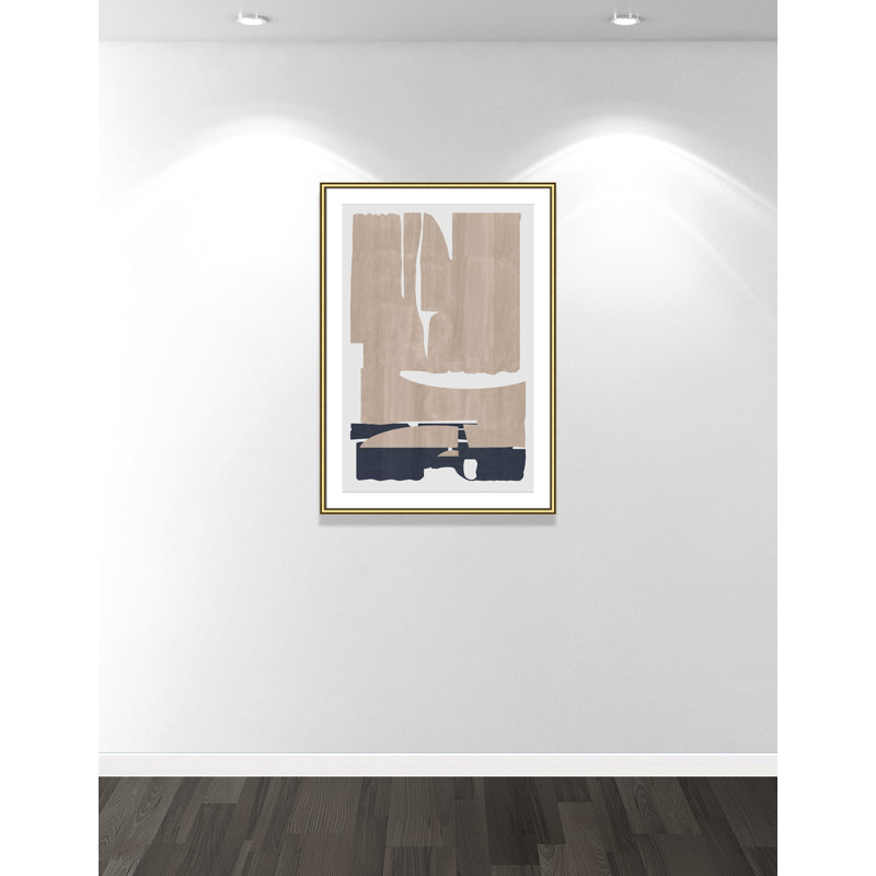 Impression «Deep Golden Brown I» par Cartissi, 30.75'' W x 42.75'' H, Imprimé mat, Gold Classic