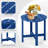 High-Density Polyethylene (HDPE) Round Side Table-358535049-356150598