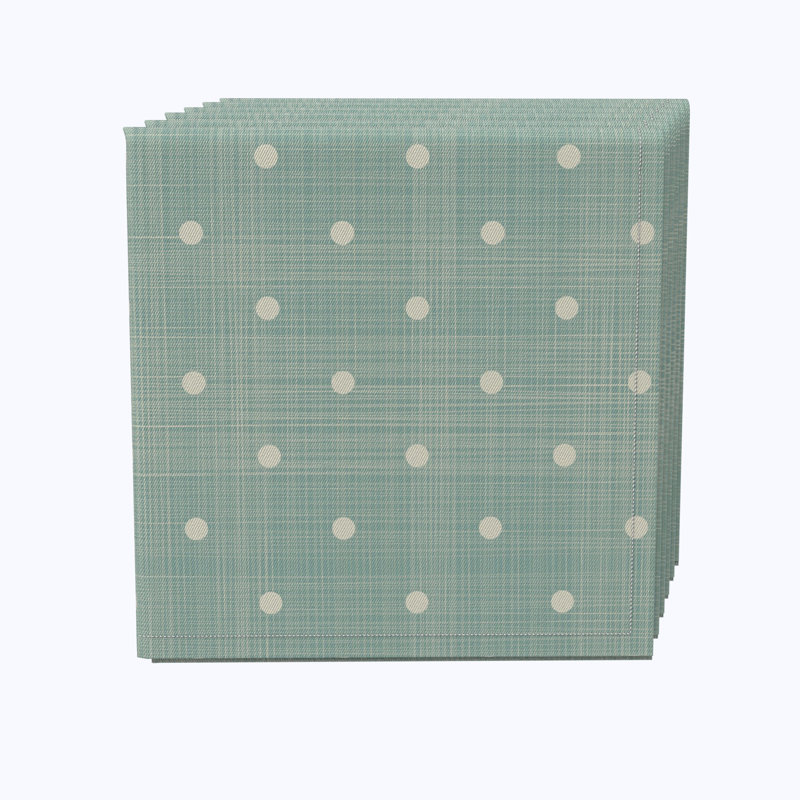 100% Cotton Polka Dots Square Napkin