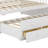 Daybed with Hidden Trundle and Drawers, Combines Comfort and Storage-2092768209