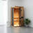 Samsora Indoor Traditional Steam Saunas 2500W for 1-Person, Made by African Wood, Advanced Negative Ion Technology with Mid Infrared Lamp, 95℉-230℉, Bluetooth Speaker, with Sauna Heater and Sauna Stone-122758388-122758390