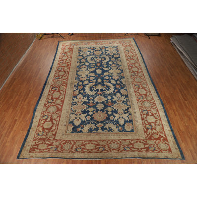 Pre-1900 Antique Vegetable Dye Traditional Rug 11x19