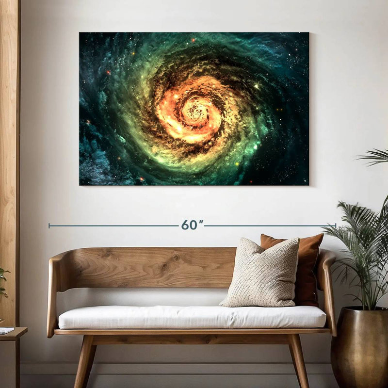 Oberle Spiral Galaxy, 32" H x 48" W