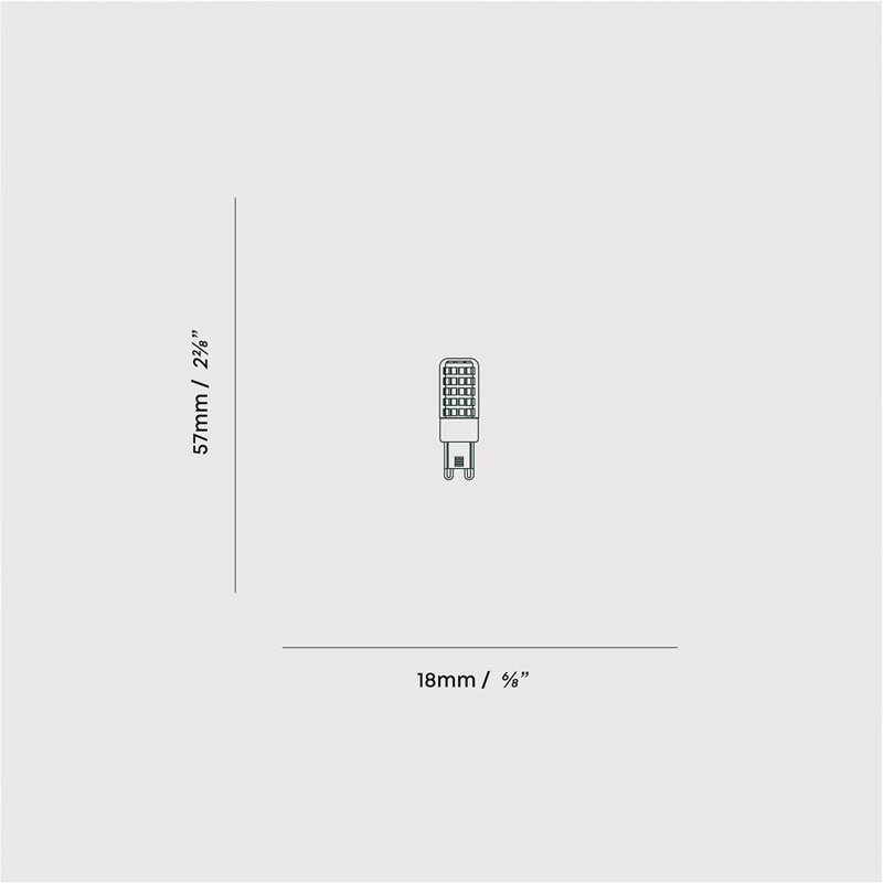 G9 2700K LED Bulb In Neutral White