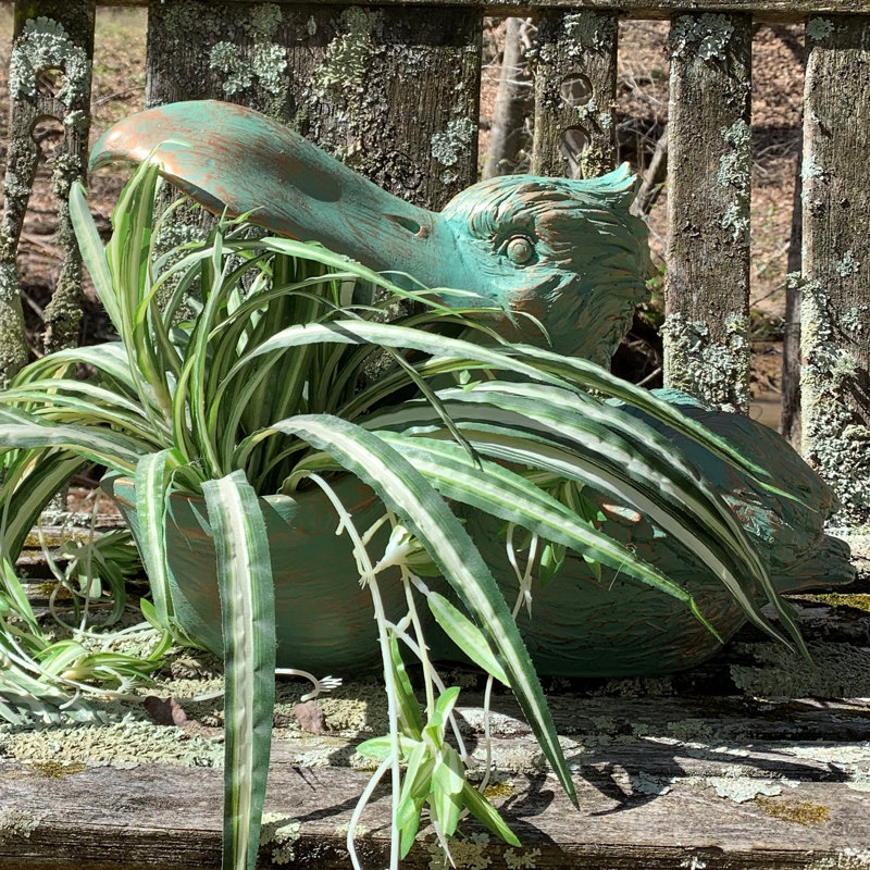 Statue de jardinière Life's a Beach Pelican Mouth