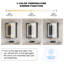 Armoire à pharmacie sans cadre à fixation en surface avec miroir et 2 tablettes et éclairage DEL Cormarion-344079838-346023291