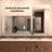 Cosy 60 in. W x 36 in. H Rectangular Modern Framed Wall Bathroom Vanity Mirror in Brushed Nickel-179857944-179857957