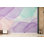 Papier peint irisé en nacre | Murale pastel lavande rosé menthe | Décoration brillante perle scintillante 781RS (Peel-N-Stick) RS781