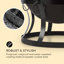 Round Cast Iron Smokeless Fire Pit