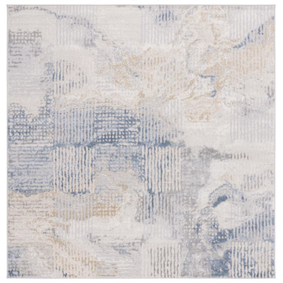 Tapis beige / bleu clair Palma 350